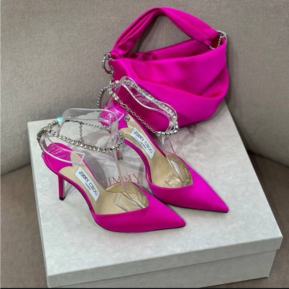 Jimmy Choo Fuchsia Heels